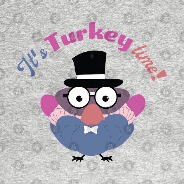 It's Turkey time! | Turkey with Pilgrim Hat | Thanksgiving by KnockingLouder